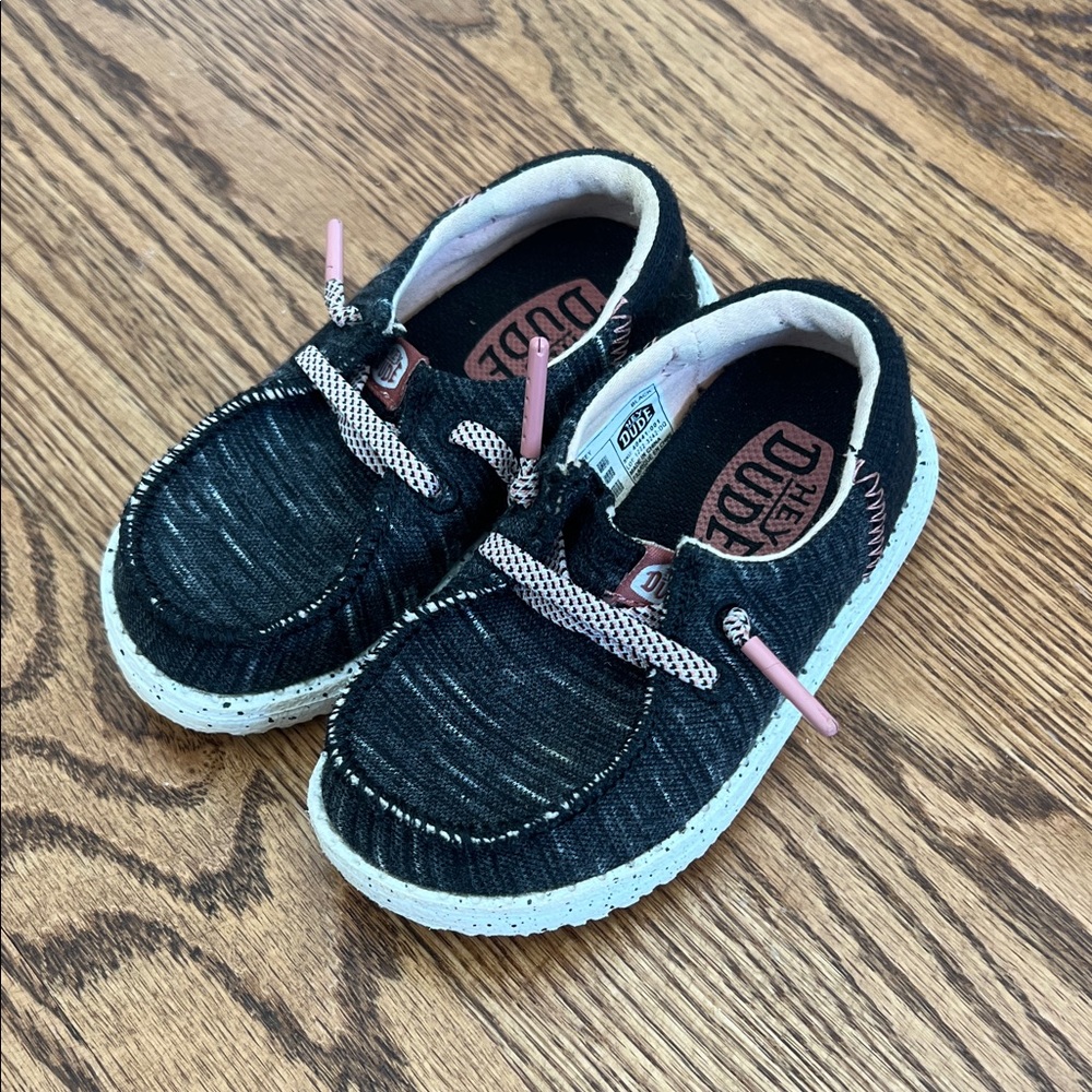 Hey Dude Black Kids Shoes